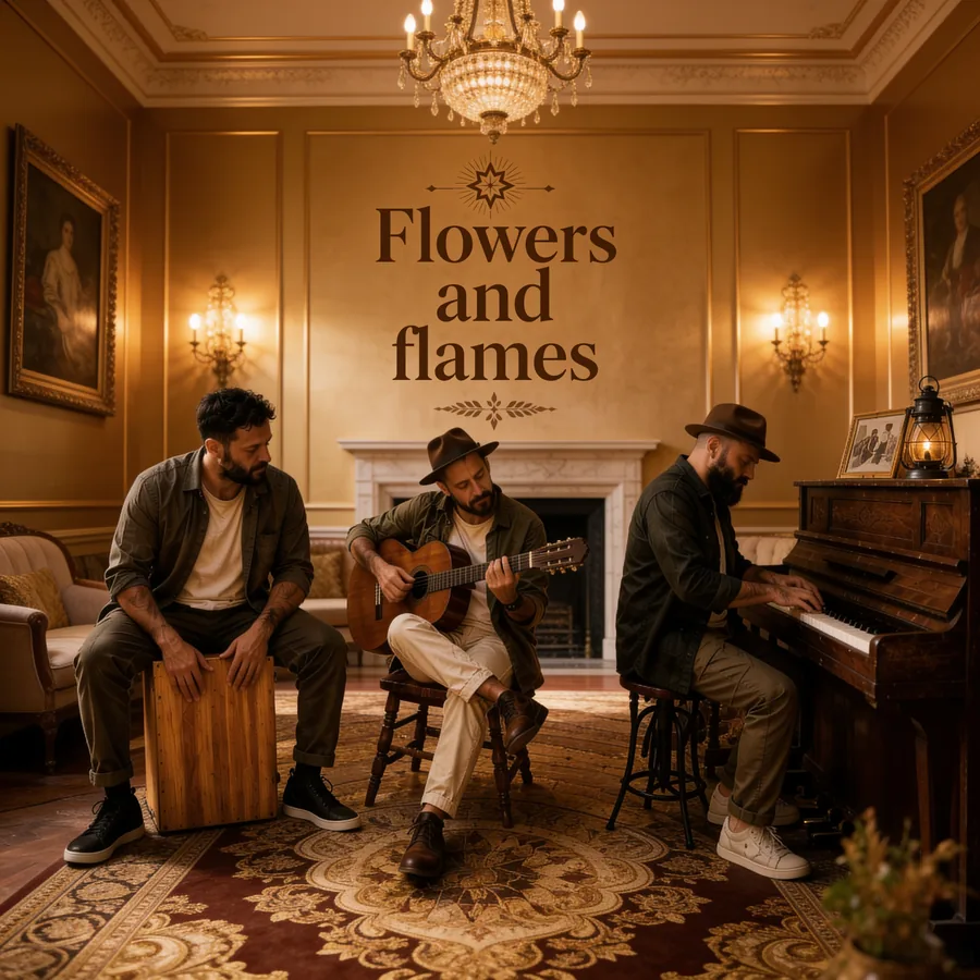 Flowers and flames