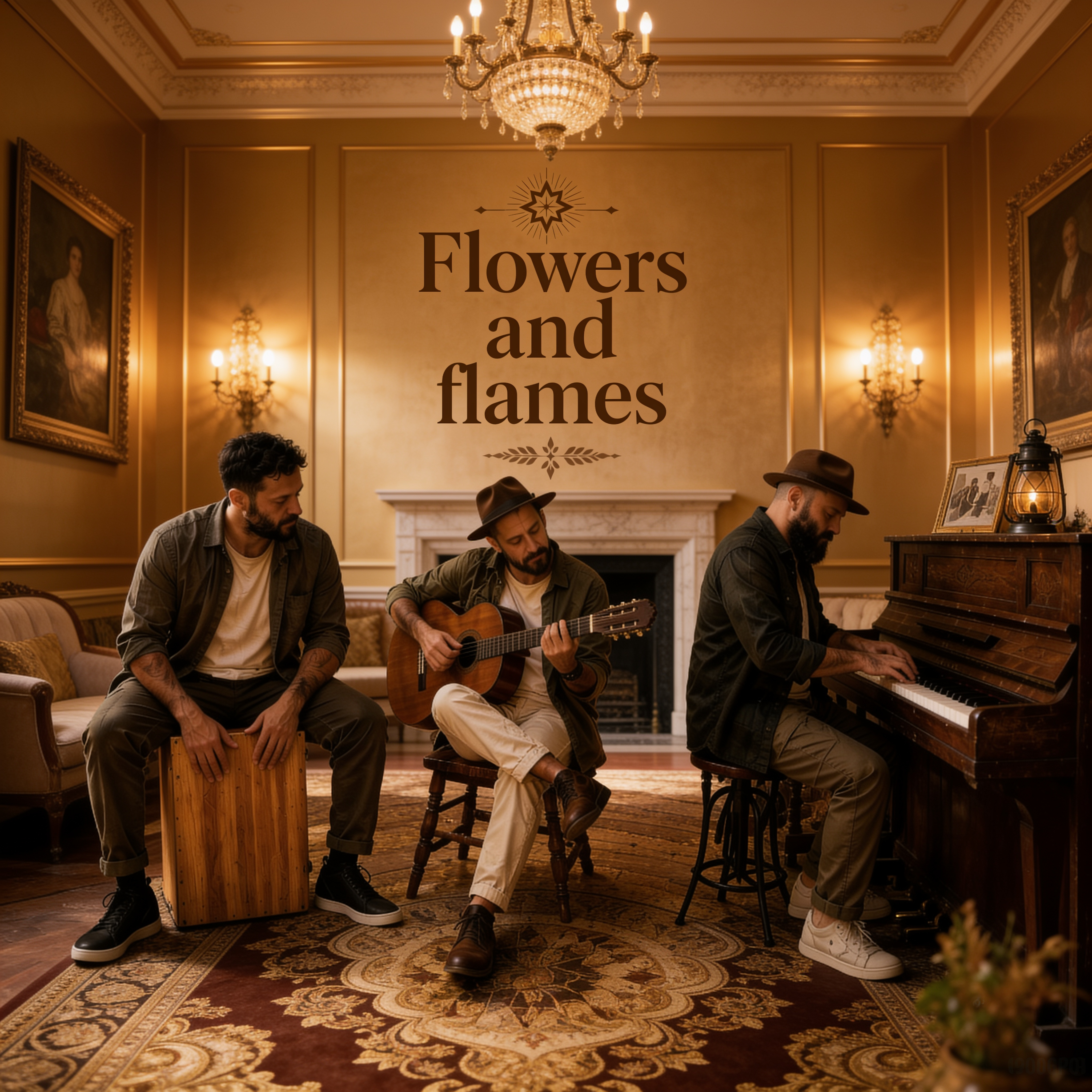 Flowers and flames